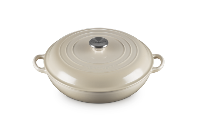 Le Creuset Cast Iron Classic Shallow Casserole 30cm DuneDune image number 2