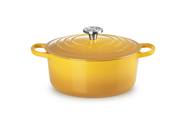 Le Creuset Cast Iron Signature Round Casserole 26cm NectarNectar image number 1