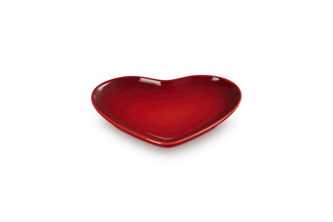 Stoneware Heart Plate image number 1