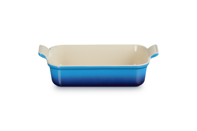 Le Creuset Stoneware Rectangular Dish Heritage 26cm Azure Blue