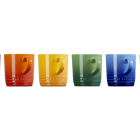 Stoneware Rainbow Set of 6 Vancouver Cappuccino Mugs image number 4