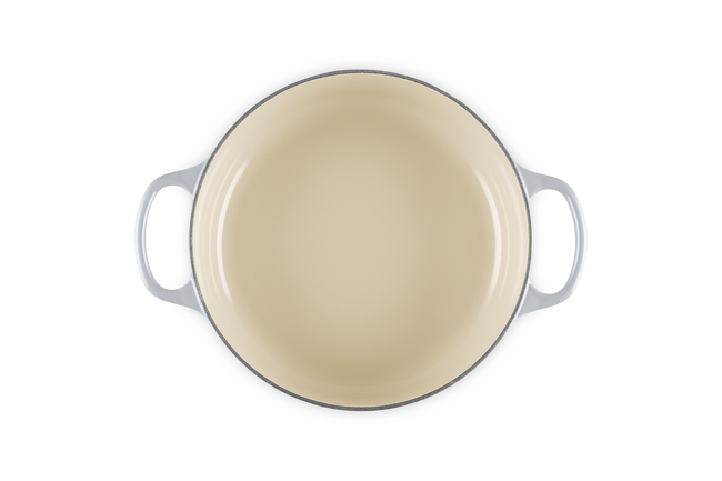 Le Creuset Cast Iron Signature Risotto Pot 24cm Mist GreyMist Grey image number 4