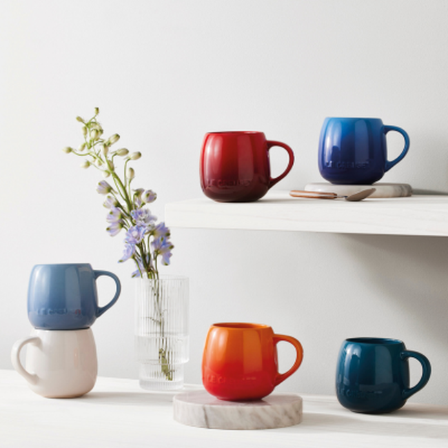 Le Creuset Stoneware Coupe Mug 320ml FlameFlame image number 5
