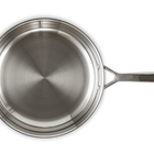 3-ply Stainless Steel Uncoated Frying Pan with Helper Handle image number 4