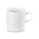Le Creuset Stoneware Mug 350ml L'Etoile Relief WhiteWhite image number 1