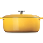 Le Creuset Cast Iron Signature Oval Casserole 31cm NectarNectar image number 3