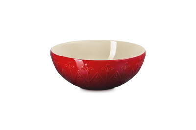 Le Creuset Stoneware Multi Bowl 3L L'Etoile Relief Cerise