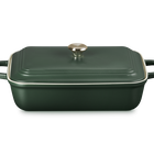 Le Creuset Stoneware Coupe Rectangular Dish with Lid 4L For&ecirc;t image number 1