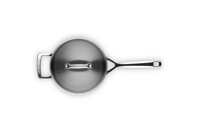 Le Creuset Toughened Non-Stick Saucepan with Glass Lid & Helper Handle image number 4