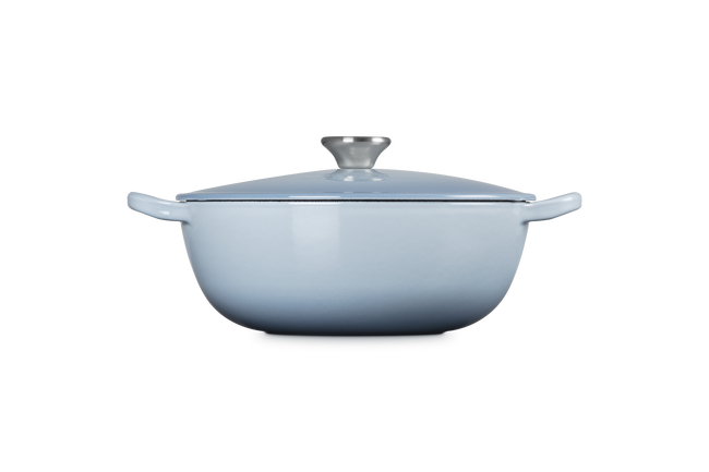 Le Creuset Cast Iron Classic Soup Pot 22cm Coastal BlueCoastal Blue image number 3