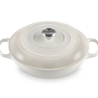Le Creuset Cast Iron Signature Shallow Casserole 30cm MeringueMeringue image number 2