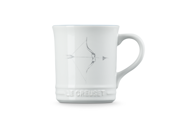 Le Creuset Stoneware Seattle Mug Sagittarius 400ml White image number 3