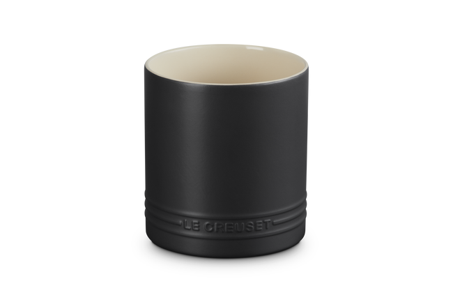 Signature 1.1L Straight Utensil CrockMatte Black image number 1