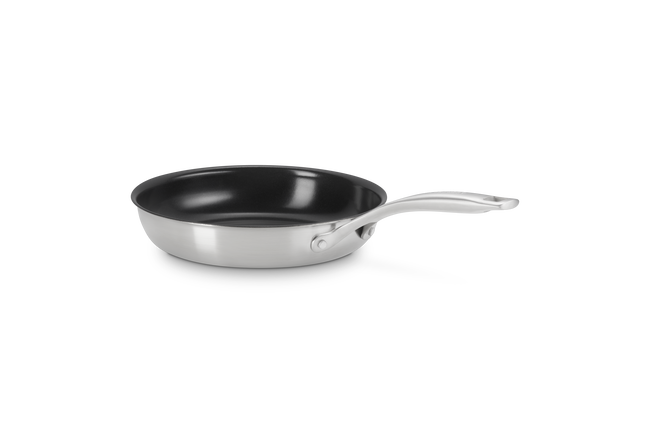 Essential 3-ply Stainless Steel 24cm Frying Pan Non-Stick image number 2