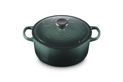 Le Creuset Wicked Elphaba Embossed Signature Round Casserole 24cm