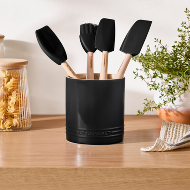 Signature 1.1L Straight Utensil CrockMatte Black image number 5