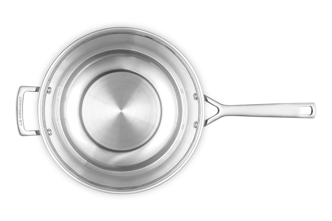 Le Creuset 3-Ply Stainless Steel Uncoated Stir-Fry Wok image number 4