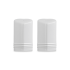 Stoneware Heart Salt & Pepper ShakersWhite image number 3