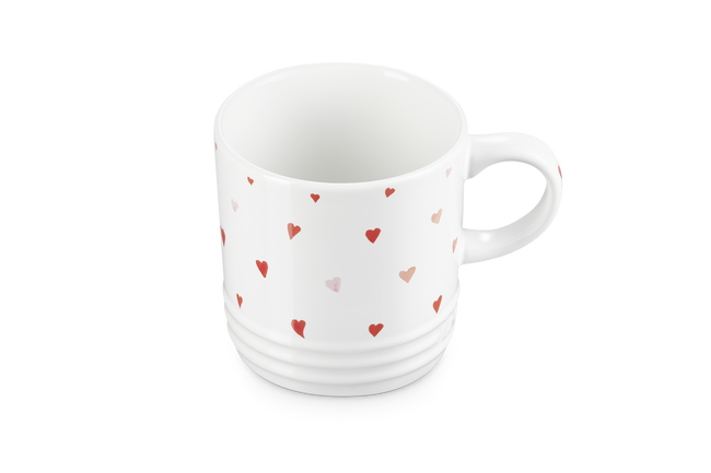 Le Creuset Stoneware Heart London Mug 350ml White image number 2