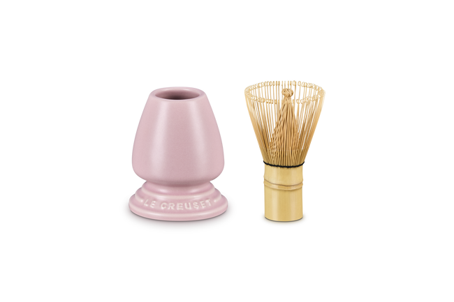 Le Creuset Serenity Matcha Whisk with Stand Sugar PinkSugar Pink image number 3