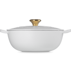 Le Creuset Cast Iron Classic Holly Soup Pot GK 26cm CottonCotton image number 3