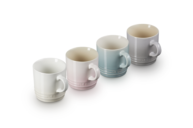 Stoneware Calm Set of 4 Cappuccino Mugs image number 2
