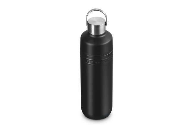 Le Creuset On The Go Insulated Water Bottle 1L Matte BlackMatte Black image number 3
