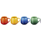 Stoneware Rainbow Set of 6 Coupe Mugs image number 2