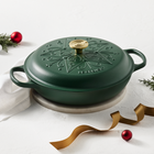 Le Creuset Signature Cast Iron Shallow Casserole L'Etoile Relief 30cm image number 1