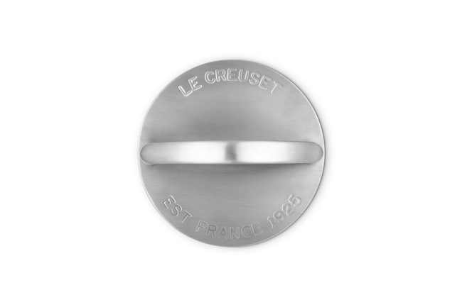 Le Creuset Stainless Steel 18cm Burger Press image number 4