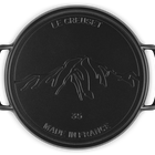 Le Creuset Cast Iron Alpine Outdoor Pizza Pan 35cm Matte Black image number 5