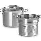 Le Creuset 3-ply Stainless Steel Pasta Pot image number 1