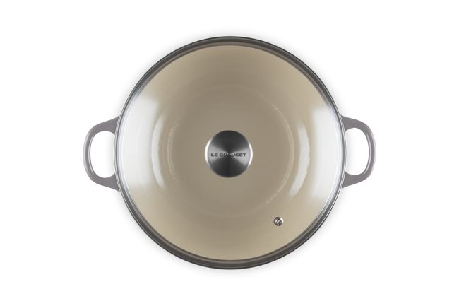 Le Creuset Cast Iron Classic Soup Pot with GlaStainless Steel Lid 24cm FlintFlint image number 5