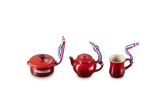 Stoneware Set of 3 Ornaments Miniature image number 3
