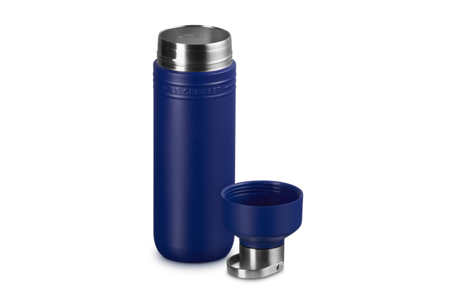 Le Creuset On The Go Insulated Water Bottle 1L Azure BlueAzure Blue image number 1