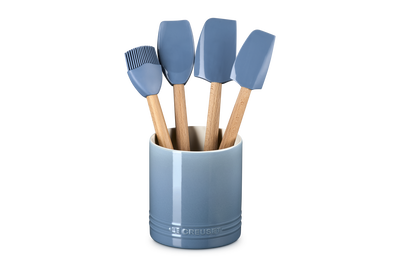 Le Creuset Stoneware Signature 5-Piece Utensil Set Chambray