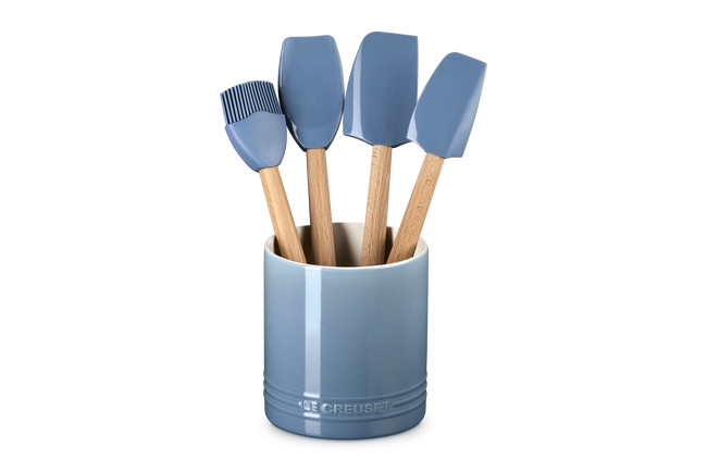 Le Creuset Stoneware Signature 5-Piece Utensil Set ChambrayChambray image number 1
