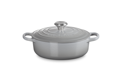 Le Creuset Cast Iron Signature Risotto Pot 24cm Mist Grey