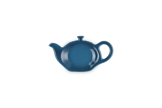 Stoneware Teabag HolderDeep Teal image number 4