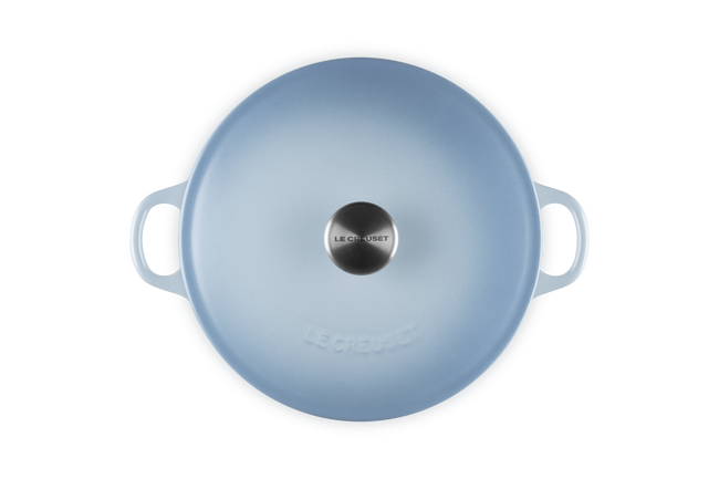 Le Creuset Cast Iron Classic Soup Pot 22cm Coastal BlueCoastal Blue image number 4