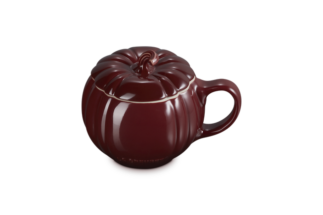 Le Creuset Stoneware Pumpkin Mug 400ml GarnetGarnet image number 2