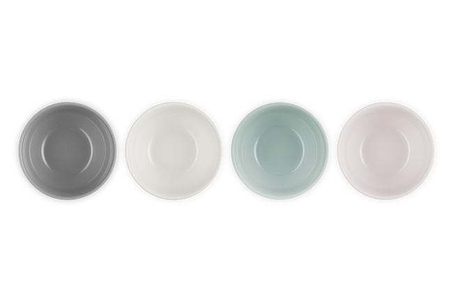 Stoneware Coupe Set of 4 Snack Bowls image number 6