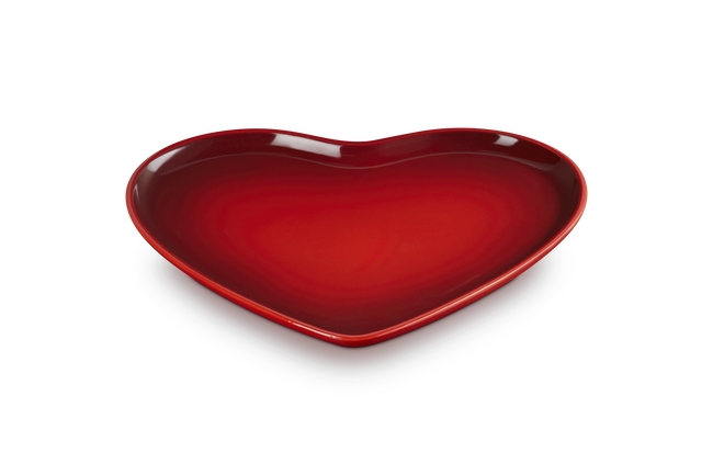Stoneware Heart Serving Platter image number 1