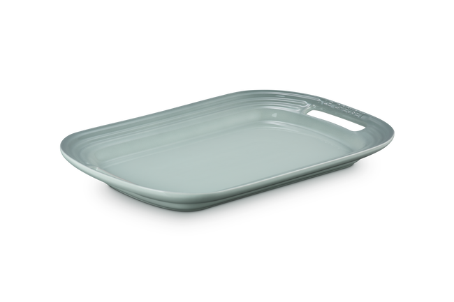 Le Creuset Stoneware BBQ Platter 36cm Sea SaltSea Salt image number 6