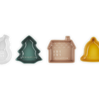 Stoneware Set of 4 Festive Mini Dishes image number 1