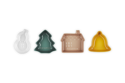 Stoneware Set of 4 Festive Mini Dishes