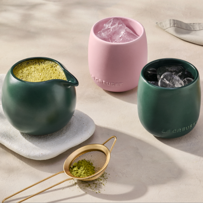 Le Creuset Serenity Stoneware Tumblers Set of 4 For&ecirc;t & Sugar PinkFor&ecirc;t & Sugar Pink image number 2