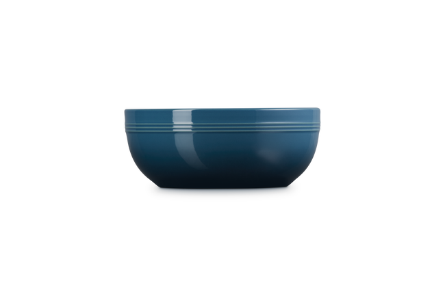 Stoneware Coupe Serving BowlDeep Teal image number 2