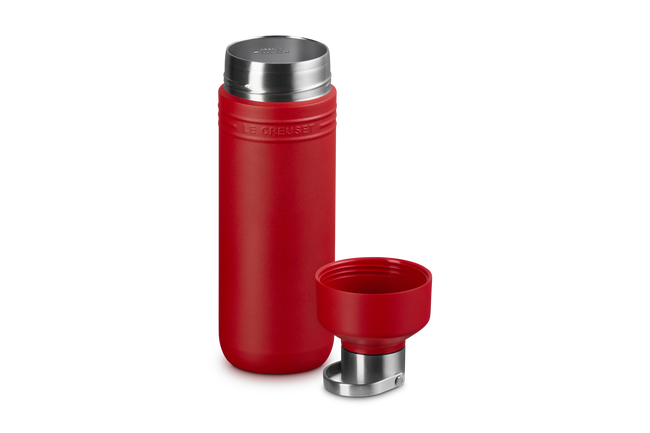Le Creuset On The Go Insulated Water Bottle 1L CeriseCerise image number 1