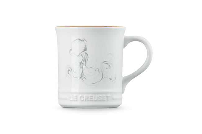 Le Creuset Stoneware Seattle Mug Aquarius 400ml White image number 3